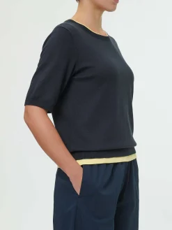 Pullover aus Bio-Baumwolle(navy, XS)