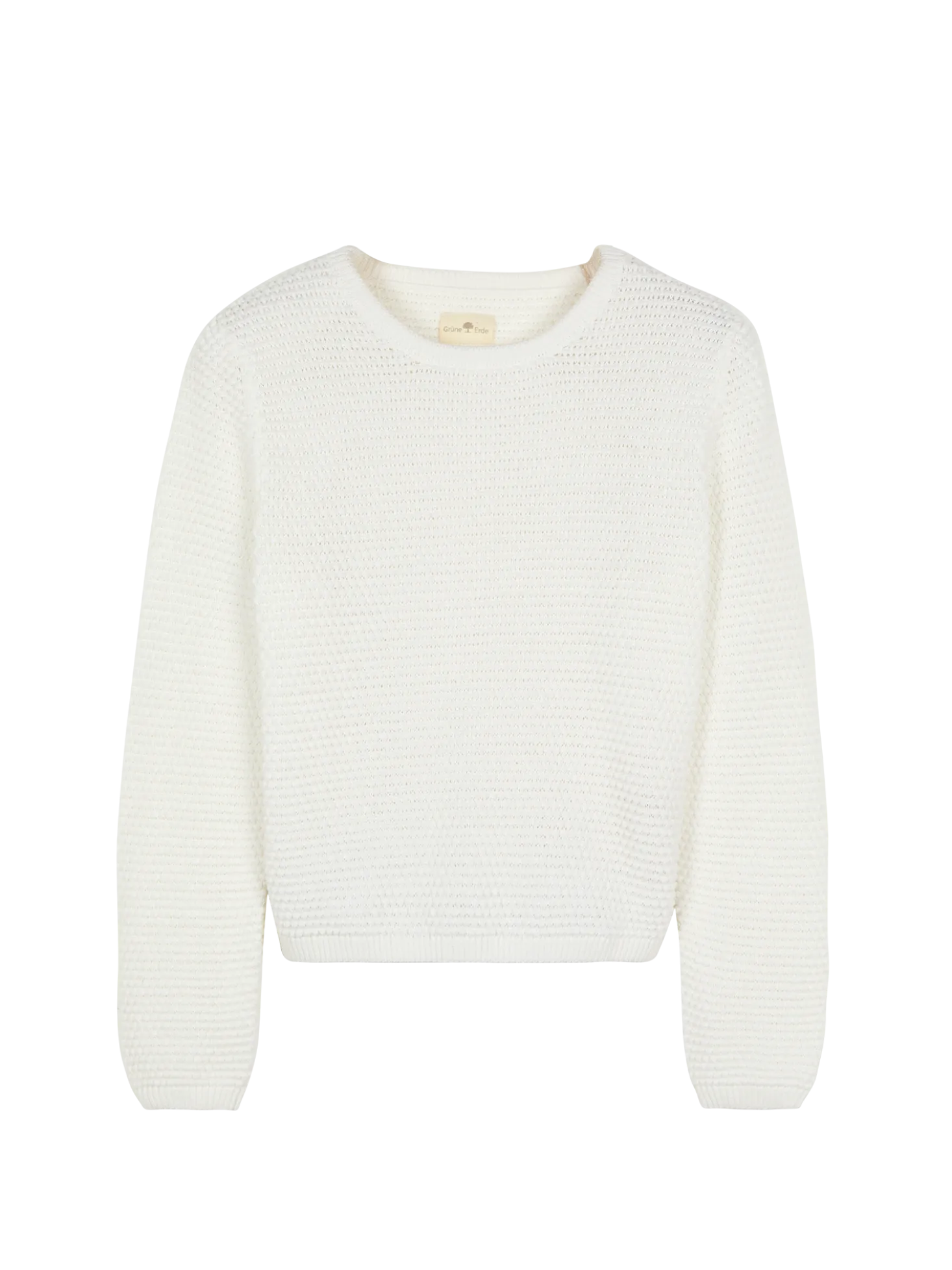 Pullover aus Bio Baumwolle(offwhite, L)