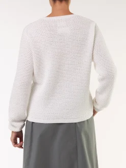 Pullover aus Bio Baumwolle(offwhite, L)