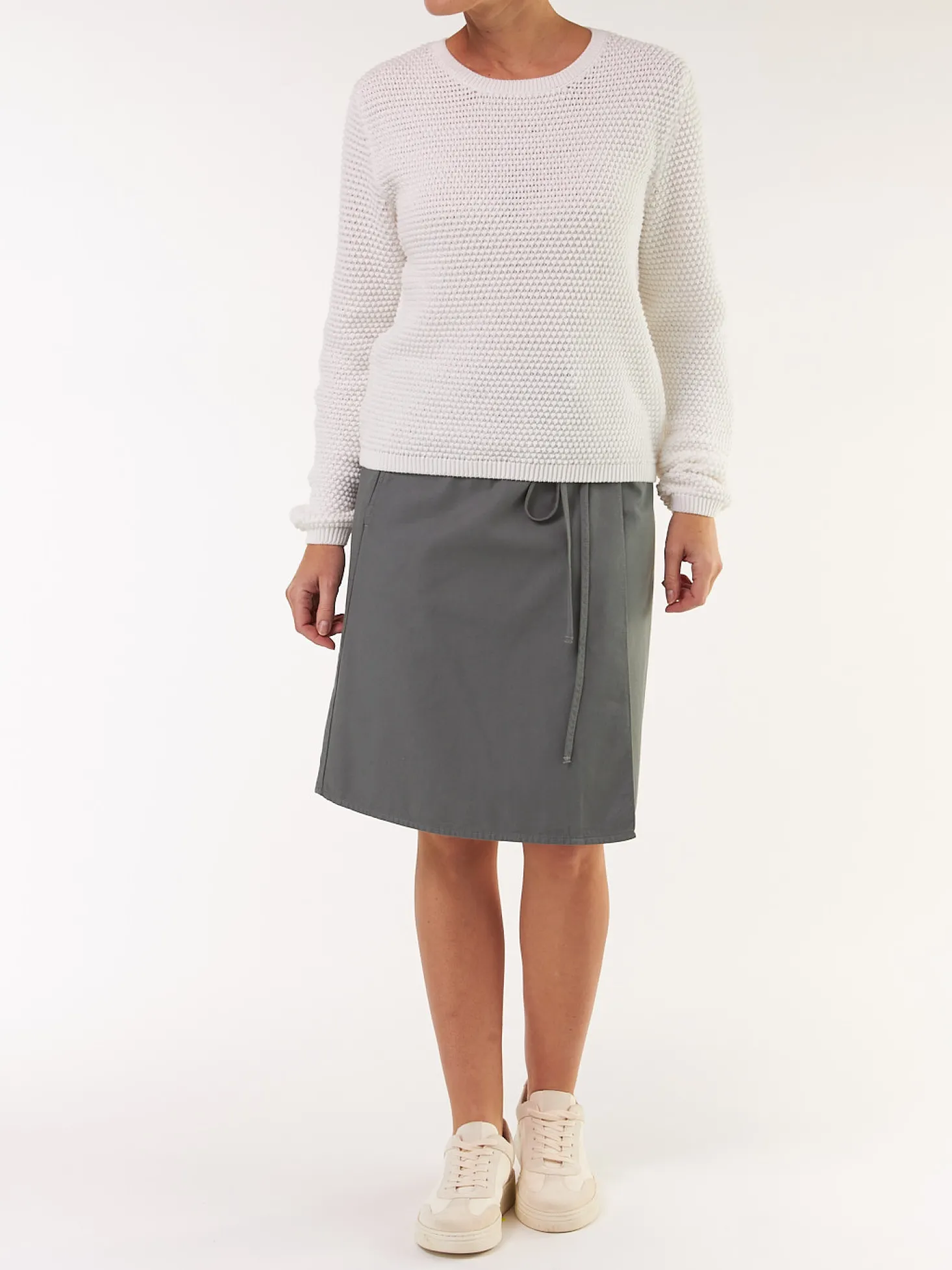 Pullover aus Bio Baumwolle(offwhite, L)