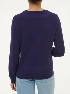 Pullover aus Bio-Baumwolle(royalblau, XS)