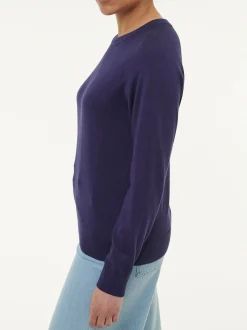 Pullover aus Bio-Baumwolle(royalblau, XS)