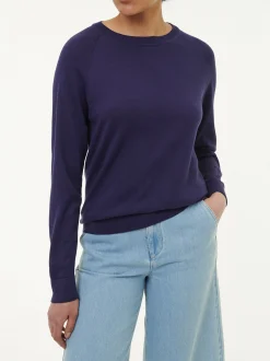 Pullover aus Bio-Baumwolle(royalblau, XS)