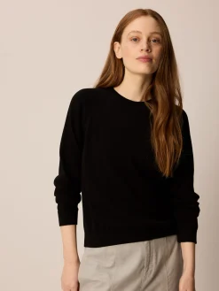 Pullover aus Bio Baumwolle(schwarz, XL)