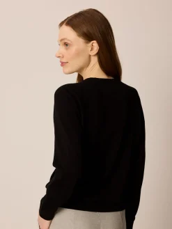 Pullover aus Bio Baumwolle(schwarz, XL)