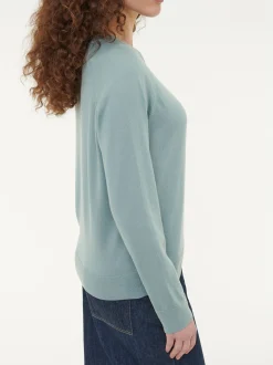 Pullover aus Bio-Baumwolle(seegrün, XS)