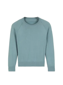 Pullover aus Bio-Baumwolle(seegrün, XS)