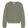 Pullover aus Bio Baumwolle(seegras, XL)