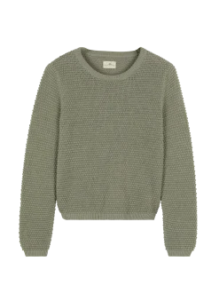 Pullover aus Bio Baumwolle(seegras, XL)