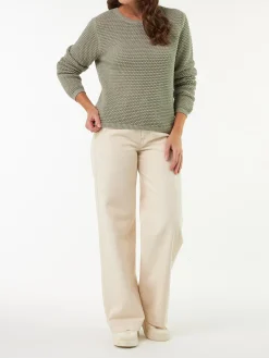 Pullover aus Bio Baumwolle(seegras, XL)
