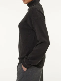 Pullover aus Bio-Baumwolle und Wolle(schwarz, XS)