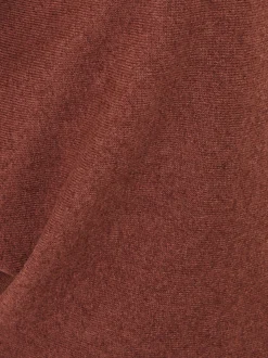 Pullover aus Bio-Baumwolle und Wolle(mahagoni, XS)