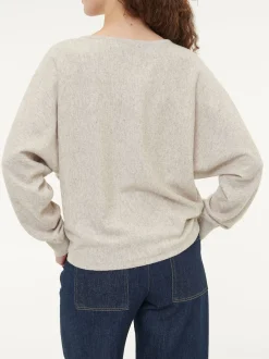 Pullover aus Bio-Baumwolle und Wolle(sand melange, XS)