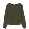 Pullover aus Bio-Baumwolle und Wolle(moor melange, XS)