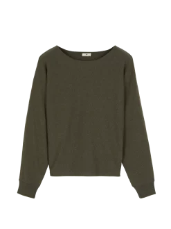 Pullover aus Bio-Baumwolle und Wolle(moor melange, XS)