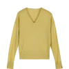 Pullover aus Bio-Wolle(limette, M)