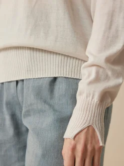 Pullover aus Bio-Wolle(natur melange, M)