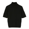 Pullover aus Bio-Wolle(schwarz, XS)