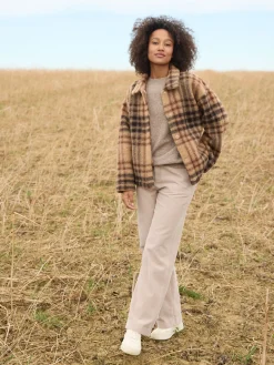 Pullover aus Yakhaar und Schafwolle(yak mix natur/hasel, XS)