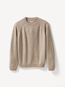 Pullover aus Yakhaar und Schafwolle(yak mix natur/hasel, XS)