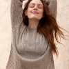 Pullover aus Yakhaar und Schurwolle(yak mix natur/hasel, S)