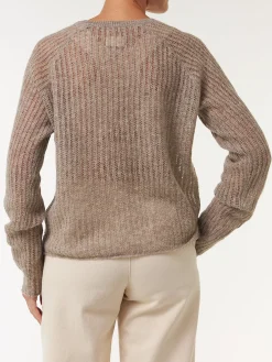 Pullover aus Yakhaar und Schurwolle(yak mix natur/hasel, S)