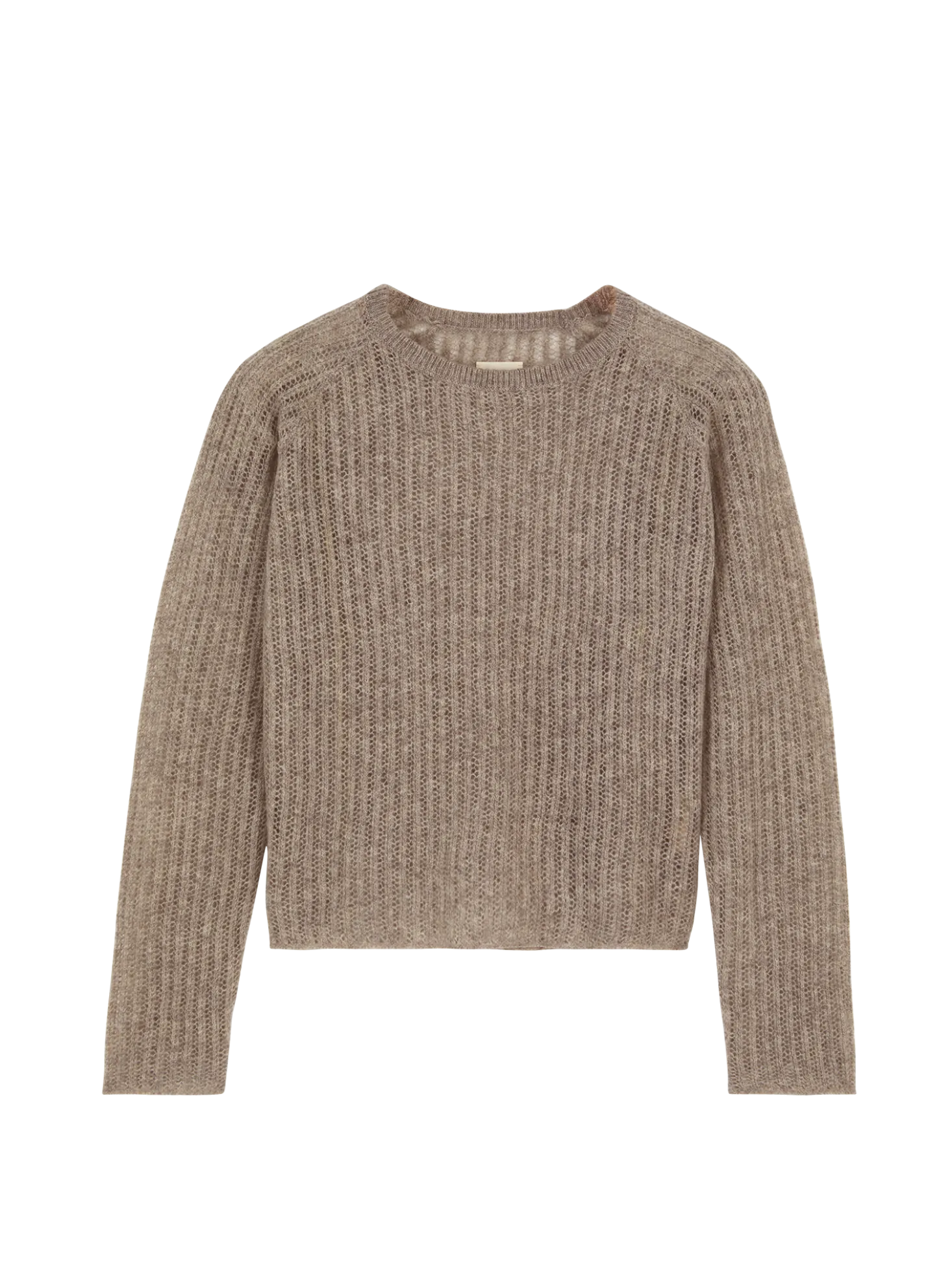 Pullover aus Yakhaar und Schurwolle(yak mix natur/hasel, S)