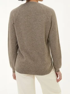 Pullover aus YakKamelhaar und Schurwolle (yak intarsia hasel/kamel, XS)