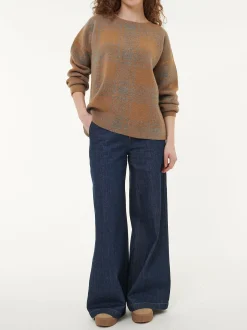 Pullover aus Yak und Kamelhaar(yak jacquard/karo, XS)