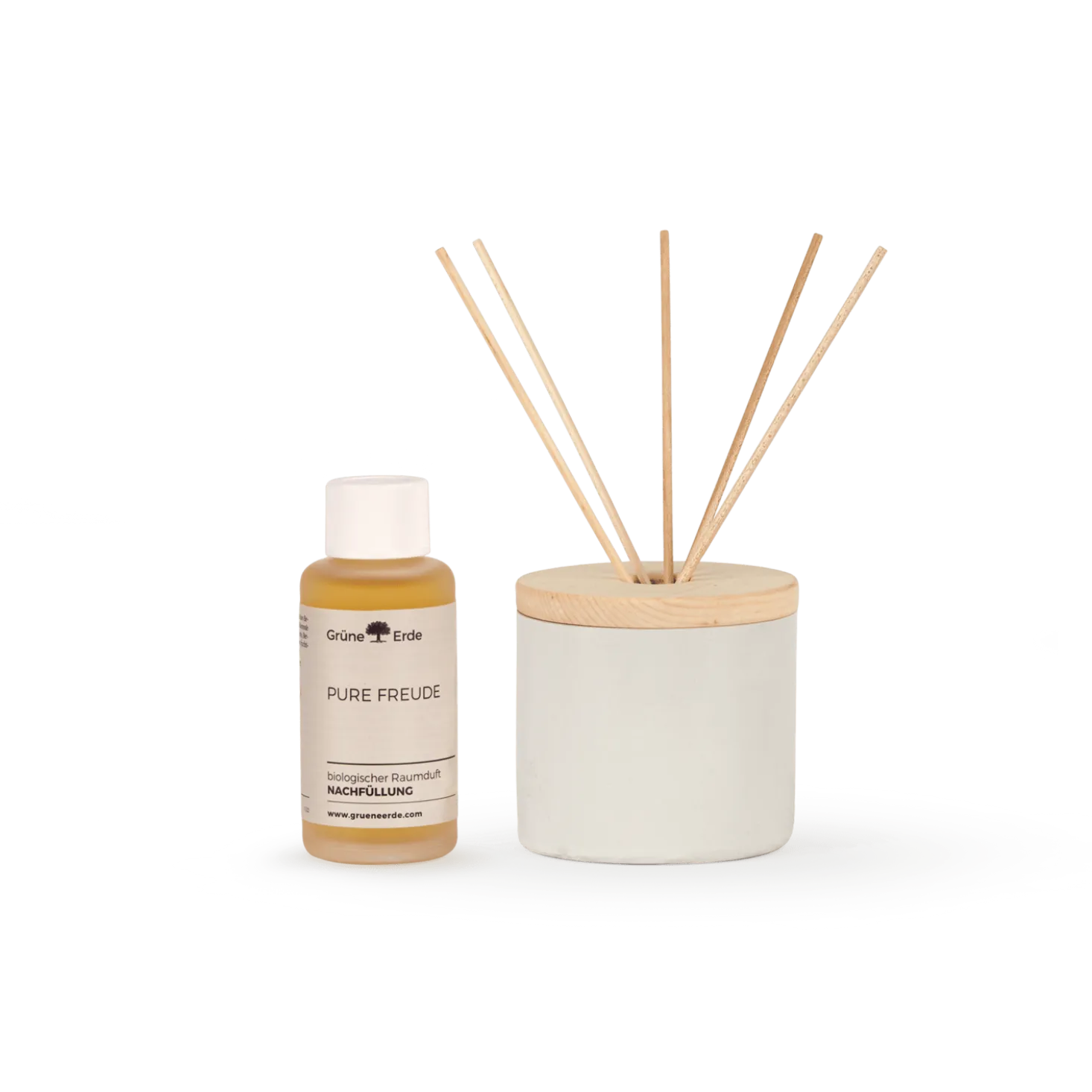 Pure FreudePremium Raumduft Set mit Keramikdiffuser
