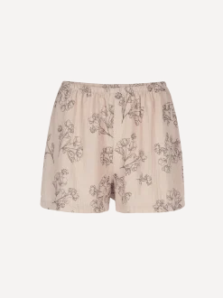 Pyjamashorts aus Bio Baumwolle(wildrose beige, XS)