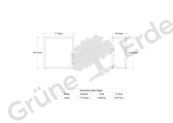 Regal für Laden od. Fächer Quint B 34 x T 70/80 x H 72 cm(Buche, T 70cm)