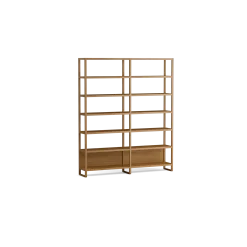 Regal QuintumVariante 5, B 1965 x T 360 x H 2350 mm (Eiche)