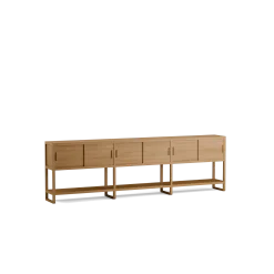 Regal QuintumVariante 9, B 2930 x T 360 x H 890 mm (Eiche)