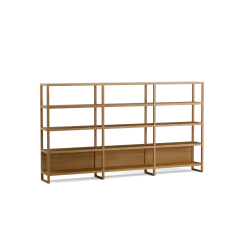 Regal QuintumVariante 12, B 2930 x T 360 x H 1620 mm (Eiche)