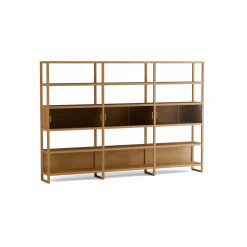 Regal QuintumVariante 16, B 2930 x T 360 x H 1985 mm (Eiche)