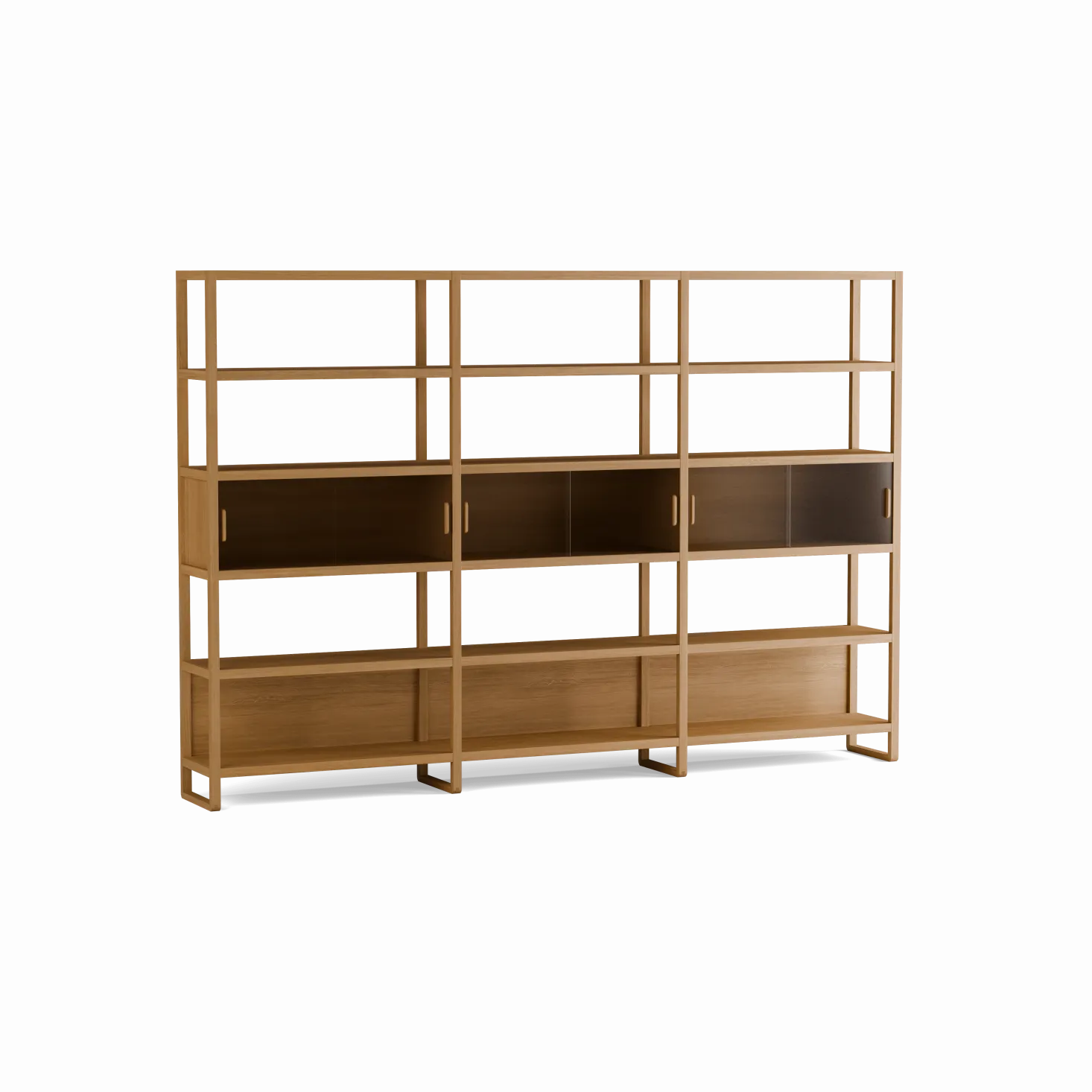 Regal QuintumVariante 16, B 2930 x T 360 x H 1985 mm (Eiche)