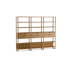 Regal QuintumVariante 18, B 2930 x T 360 x H 2350 mm (Eiche)