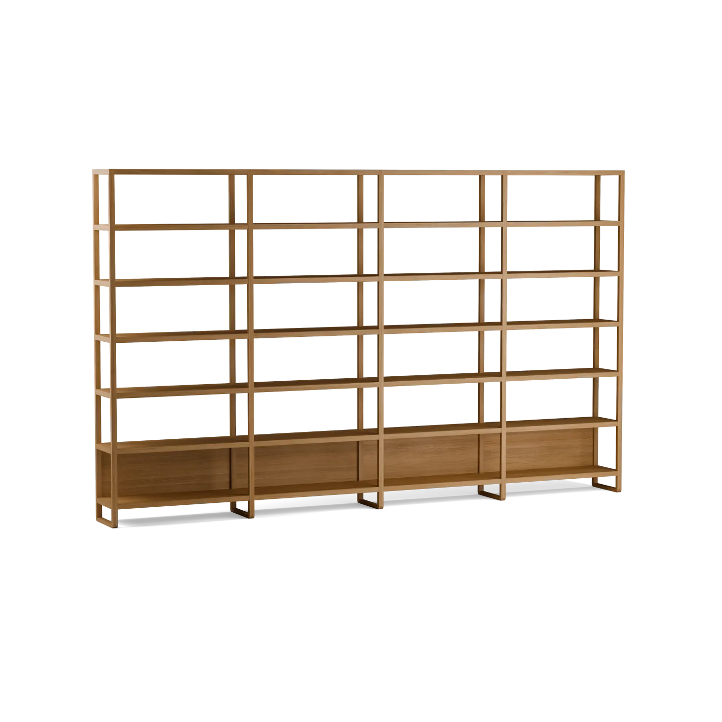 Regal QuintumVariante 19, B 3895 x T 360 x H 2350 mm (Eiche)
