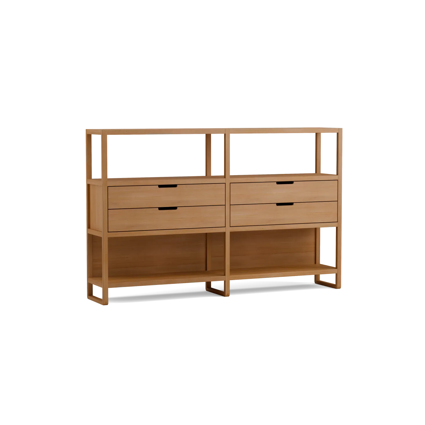 Regal QuintumVariante 2, B 1965 x T 360 x H 1255 mm (Buche)