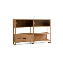 Regal QuintumVariante 3, B 1965 x T 360 x H 1255 mm (Buche)