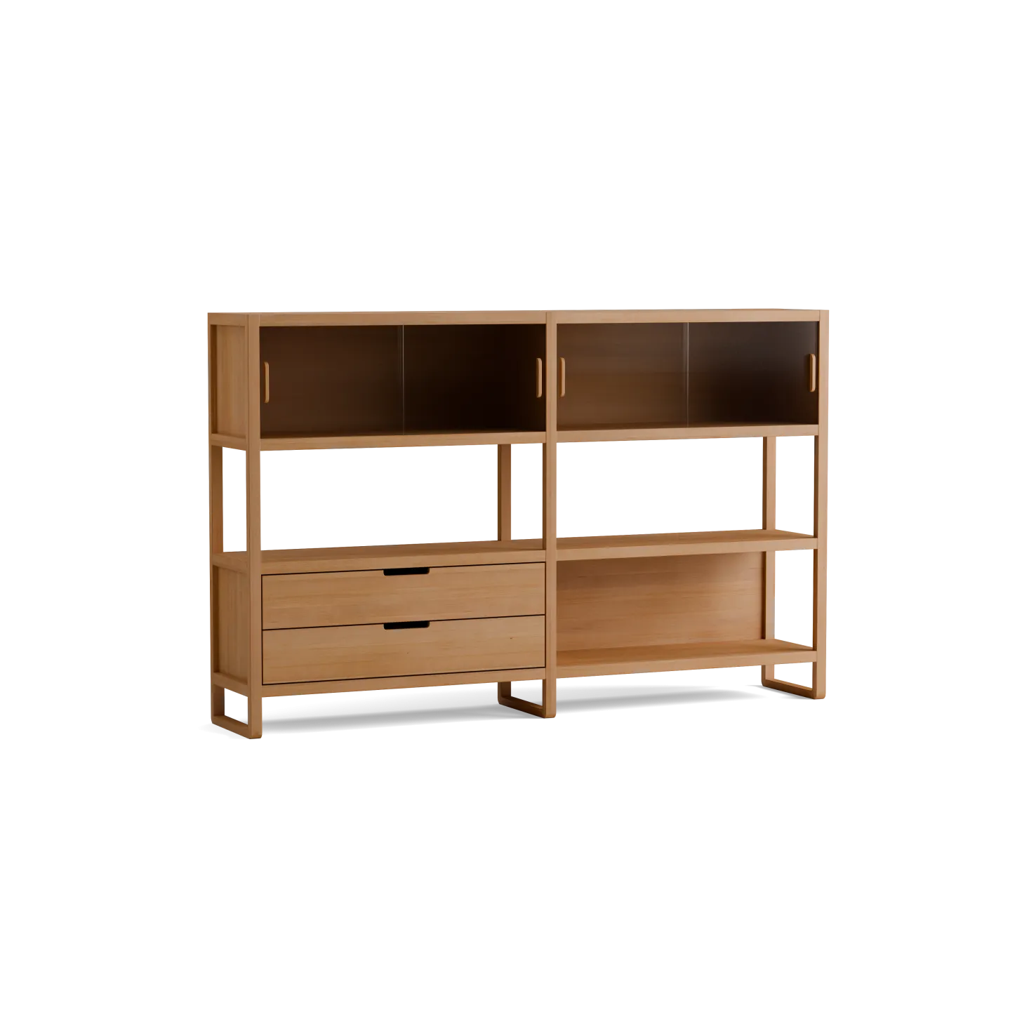 Regal QuintumVariante 3, B 1965 x T 360 x H 1255 mm (Buche)