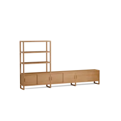Regal QuintumVariante 6, B 2930 x T 360 x H 1620 mm (Buche)