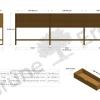 Regal QuintumVariante 8, B 2930 x T 360 x H 890 mm (Buche)