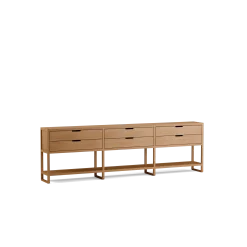 Regal QuintumVariante 8, B 2930 x T 360 x H 890 mm (Buche)
