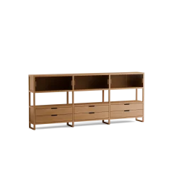 Regal QuintumVariante 11, B 2930 x T 360 x H 1255 mm (Buche)