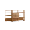 Regal QuintumVariante 13, B 2930 x T 360 x H 1620 mm (Buche)