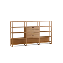 Regal QuintumVariante 13, B 2930 x T 360 x H 1620 mm (Buche)