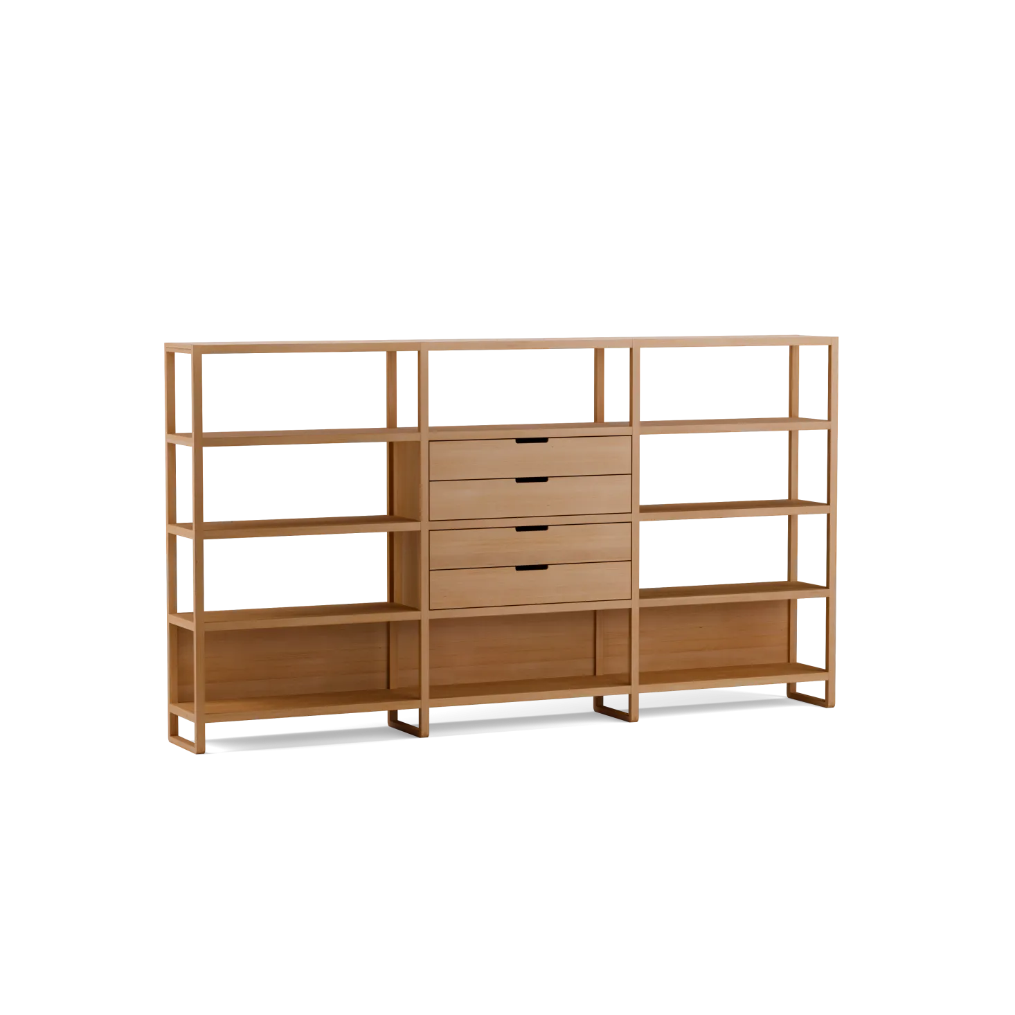 Regal QuintumVariante 13, B 2930 x T 360 x H 1620 mm (Buche)