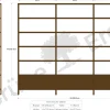 Regal QuintumVariante 17, B 2930 x T 360 x H 2350 mm (Buche)